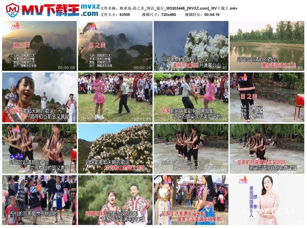 欧亚琼-苗之美_国语_流行_MD203448